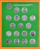WM 1970 MEXICO SHELL Münzen Fußball Medaillen mit Spielplan Klappcover